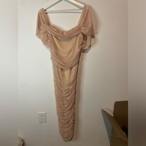 Misguided Off The‎ Shoulder Midi Dress size 6